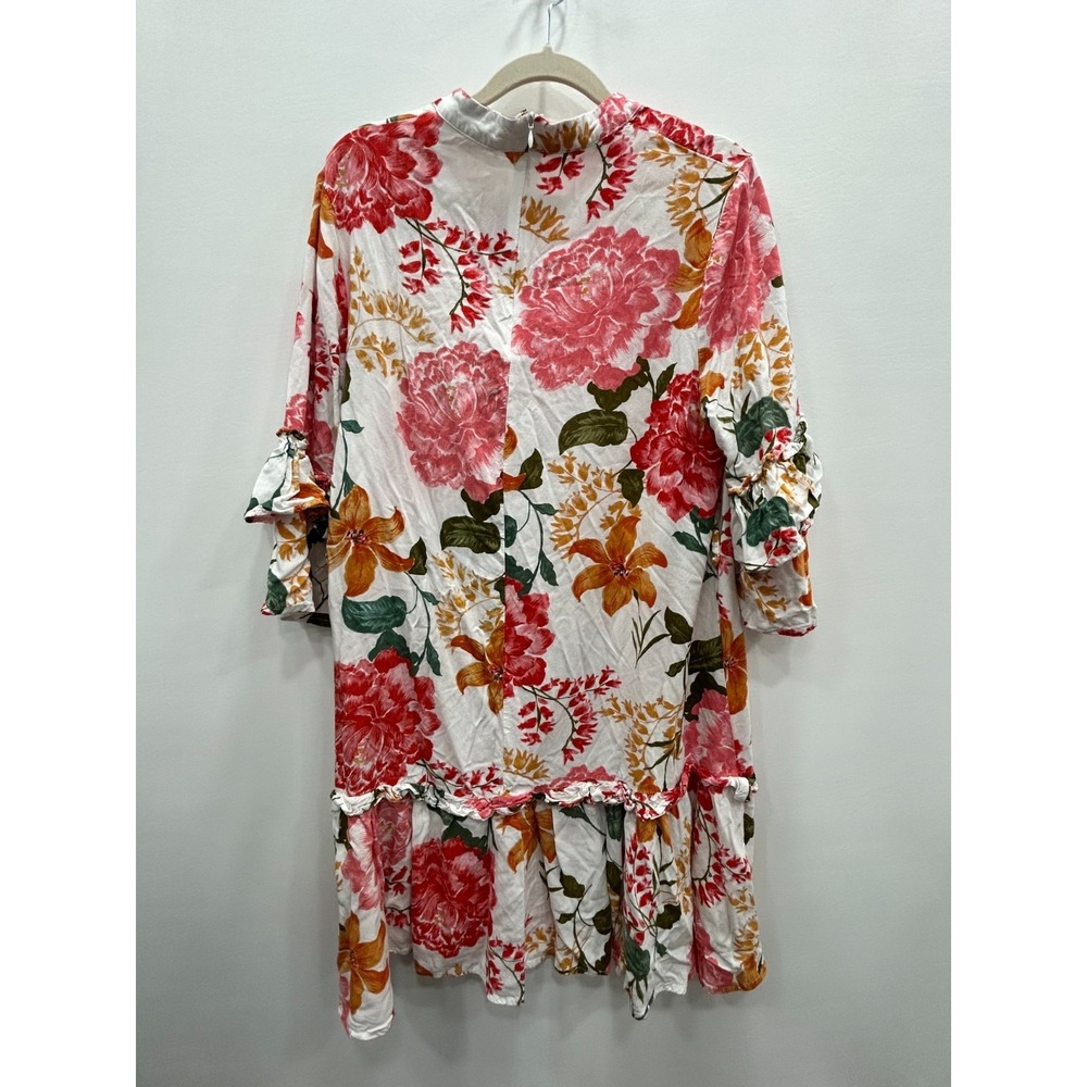 Petal And Pup Dress Womens Large Floral Ruffle Sleeve Boho‎ Cottagecore - Picture 8 of 13